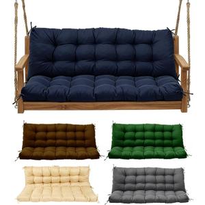 Yddsky Porch Swing Cushions,Waterproof Bench Cushion for Outdoor Furniture,2-3 Seater Replacement Thickened Swing Cushion with Ties,Patio,Outdoor,Backyard and Garden（60x40,Navy Blue, 60x40in