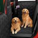 Surfcabin Floor XL Dog Hammock for Truck, Waterproof Trucks Pet Seat Cover with Door Protection, Sturdy Back Seat Extender for Dogs Compatible with Full Size Crew Cab Trucks Like F150, GMC & More