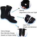 Skyone Neoprene Socks Diving Scuba Socks Wetsuit Fin Booties for Men Women, 3MM Surfing Sock Thermal Flexible Anti Slip