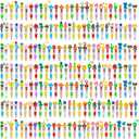 200Pcs Mini Multicolor Pens in One 4-in-1 Cute Pens Bulk for Kids, Ballpoint Pen for Birthdays and Children's Parties, Fun Gifts Assorted Ink Kawaii Pen