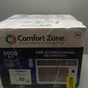 Comfort Zone Window Mounted Room Air Conditioner with Remote Control, 5,000 BTU, Digital Display, 4 Speed Settings, 4 Mode Settings, 24-Hour Timer, Sleep Setting, and Eco Mode