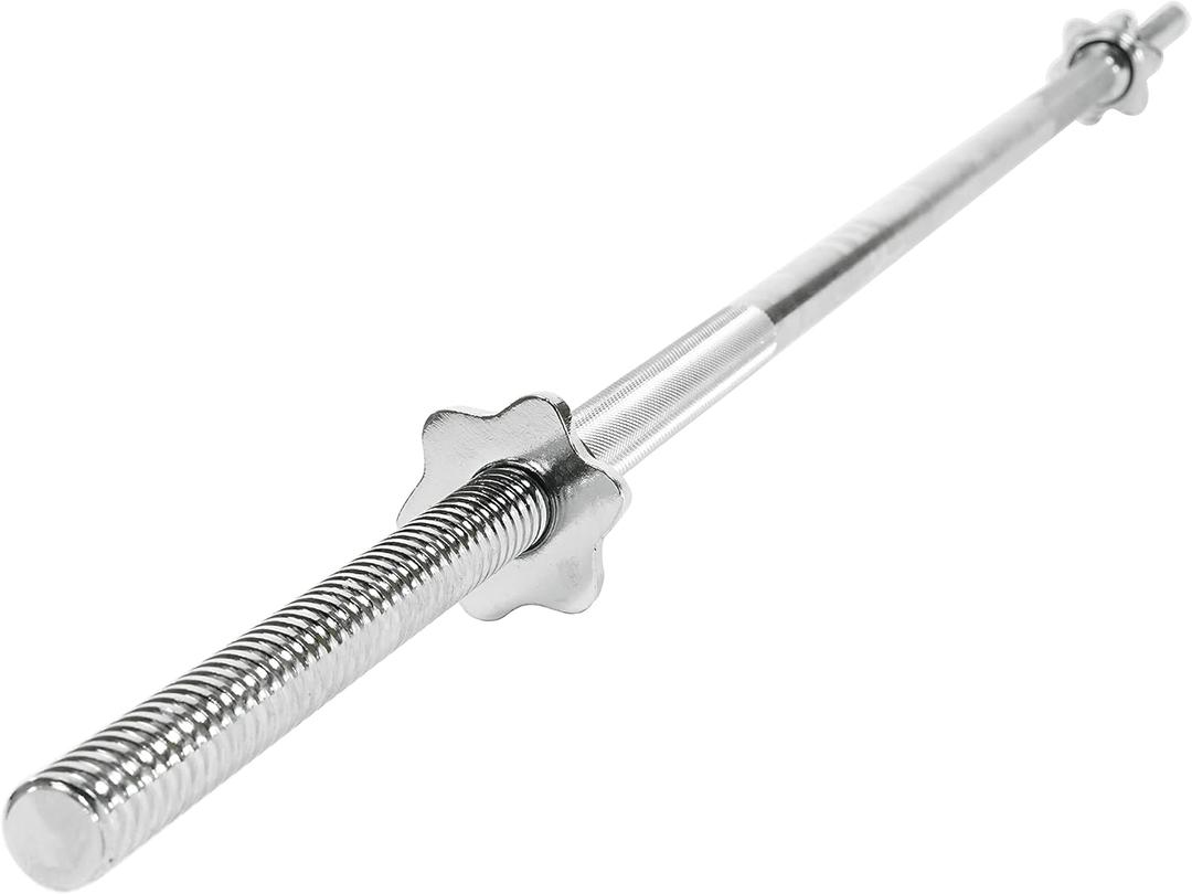 Sunny Health & Fitness 60-Inch Chrome Barbell Bar or High-Density Foam Barbell Pad  Strength Training Gear for Squats, Deadlifts, Hip Thrusts, Bench Press, Lunges & Full-Body Home Gym Workouts