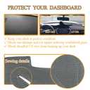 Dash Cover Mat Custom Fit for Dodge Charger Magnum Dashboard Cover Cap Pad Carpet J210 (Dark Gray)