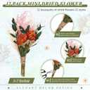 Layhit 12 Pcs Boho Dried Flower Bouquet Mini Wedding Handmade Dry Flowers Decor for Vase Crafts DIY Photo Boutonniere for Men Floral Plant for Bridesmaid Gift Birthday Decor(African Daisy)