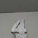 7.8 Inch Glitter Number Table Centerpiece 0-9 Diamond Number 2 Birthday Table Decorations,Wooden Centerprise Digit 2 for Birthday,Chrismas,Graduation,Wedding,Anniversary Party Decorations