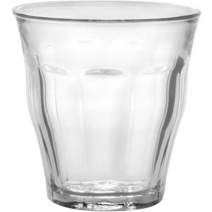 Duralex picardie, clear 25 cl tumbler, 8-3/8 ounce, set of 6
