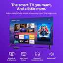 Roku Smart TV 2026 50-Inch Select Series, 4K QLED TV Roku TV with Voice Remote Flat Screen QLED Television with Wi-Fi for Streaming Live Local News, Sports, & Movies Bluetooth Headphone Mode