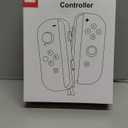 GLOWANT Replacement for Switch Controller Work with Switch 1/Lite/OLED,Left/Right Gamepad with Dual Vibration,6-Axis Gyro,Wake-Up,Anti-Slip grip and Joystick