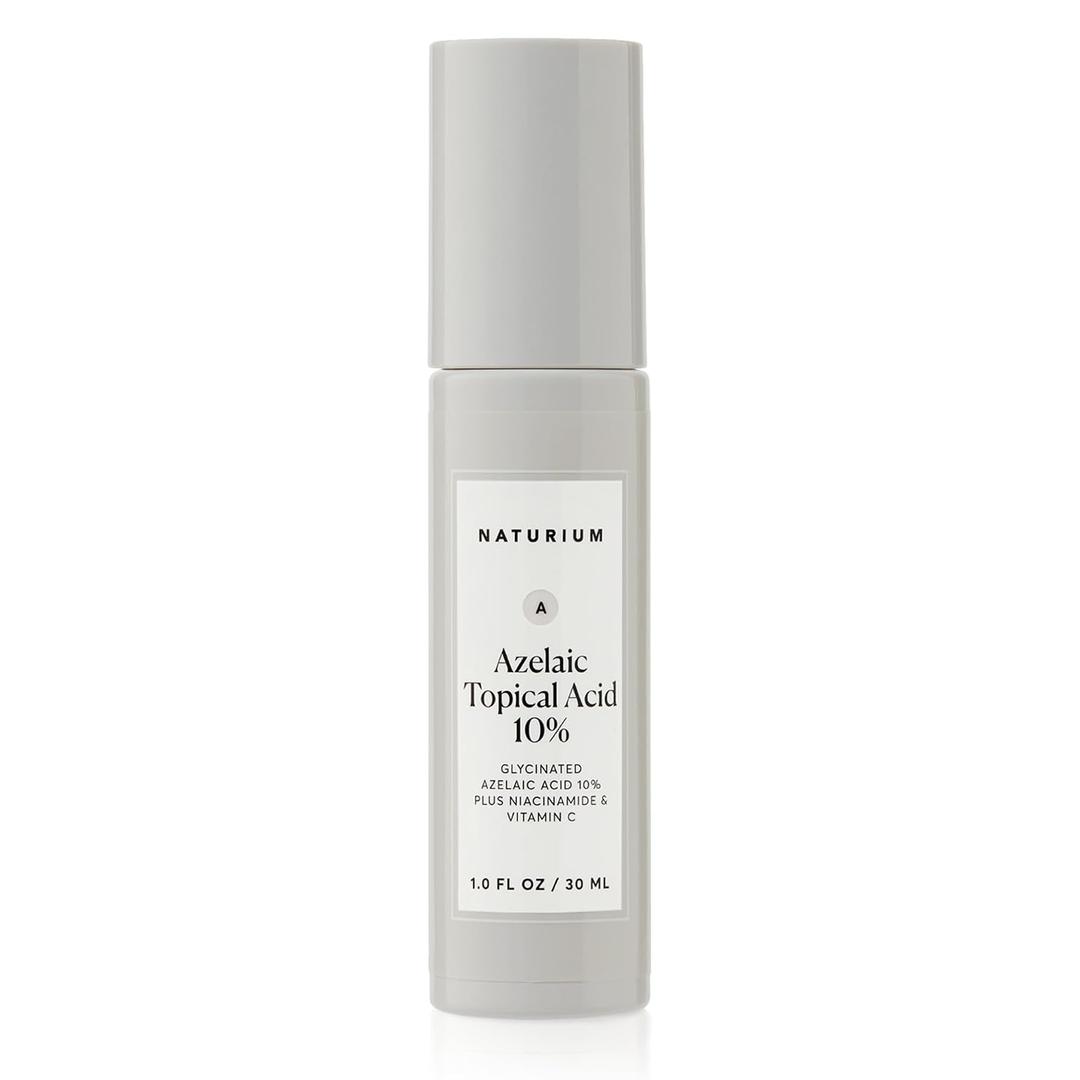 Naturium Azelaic Topical Acid 10%, Face & Skin Care Beauty Treatment with Niacinamide & Vitamin C, 1 oz