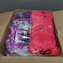 72pcs Large Cheerleader Pom Poms Set Include 48 Pack 12" Metallic Cheerleading Pom Poms Bulk, 24 Hair Bow Cheer Accessorize Stuff for Soccer Football Sport Event Team 