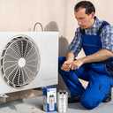 40 uF/MFD Capacitor for AC, 370 or 440 VAC CBB65 Dual Run Round Capacitors for AC Motor Run, Fan Start, Condenser Straight Cool, Heat Pump, Air Conditioner, and Pool Pump