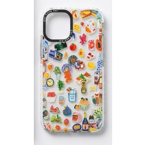 for iPhone 12 mini Case, Tropical Citrus&Cocktails Y2K, Military-Grade Drop Protection, Carnival Soft Slim TPU Protective Cover with Camera Protection for Women & Girls