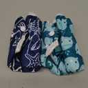 ALVABABY Swim Diapers 2pcs Baby & Toddler Snap One Size Reusable Adjustable Baby Boys' Swim Diapers for Swimming Lessons SW18-21 (Small, 01marine Animal Small)