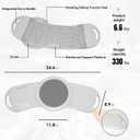 360° Rotating Slide Transfer Board with Turntable | Smooth Patient Transfer Aid for Wheelchair to Bed, Toilet, Car & Tub Heavy-Duty Sliding Board for Seniors Elderly & Caregivers