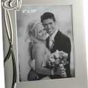 3D Waves & 2 Hearts Photo Frame 8 x 10