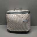 Comforter King Set Pink Striped Soft Luxury Washed Microfiber Jacquard 3 Pieces Bedding, White Pink Vertical Ticking Stripes Pattern Comforter with 2 Pillowcases Breathable Durable Comfy