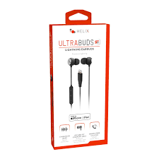 Helix Lightning Earbuds Black