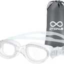 Swim Goggles for Adult, Clear No Leak Anti fog UV Swimming Goggles, Wide View Pool Goggles for Men Women