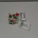 Christmas String Lights Decoration, 10ft 30LED Christmas Tree Santa Snowflake Fairy Lights Battery Operated with Remote, 8 Modes & Timer, Twinkle Light for Xmas Tree Party Indoor Outdoor Decoration (Red Green White)