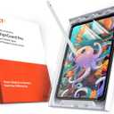 KCT 2 Pack Paperfeel Screen Protector for iPad Pro 11 inch 2025 M5/ 2024 M4 with AlignGuard Pro Tray, Write as Real Paper, High Sensitivity, Anti Glare