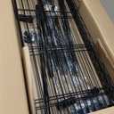 BestOffice | 4-Tier Wire Storage Shelves | 36x14x54 | Black | with Adjustable Racks | Heavy-Duty Metal Shelf, Holds Upto 1000 lbs | No-Tool Assembly | Ideal for Home & Garage Shelving