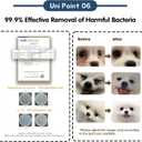 UNIPAWS Pet Tear Stain Remover & Eye Area Cleaner  Vet-Recommended Grooming Solution for Dogs & Cats  Reduces Stains, Comforts Watery, Itchy Eyes  Probiotic & Plant-Based Formula, 5.1 fl oz
