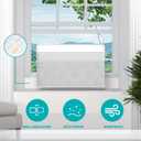 Foam Block for Midea U Shaped Window Air Conditioner Units, Air Conditioner Window Seal Kit,Winter Summer,Prevent Cold/hot Air Leakage.