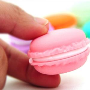 QTMY 3 PCS Colorful Mini Macaron Shape Storage Box Candy Jewelry Organizer Pill Case Container (Mini, Mixed Color)