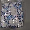 FKEEP Women's Tennis Golf Shirt Long Sleeved Top Sport Activewear V-Neck Workout Athletic (Blue, XS)