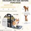 Lekereise Top-Expandable Pet Carrier 18x13x9.5 Inch Southwest Frontier Airline Approved Soft Sided Underseat to 15lbs Travel Carriers for Small Cats Dogs with Locking Safety Zippers Anti-Scratch Mesh