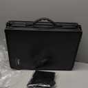 Anbte 3ft Low Folding Picnic Table, Thicker Aluminum Small Camping Table with Storage Bag, Portable Handle, Lightweight, for Camping Beach Party Picnic Floor, 34.2" x 15.7" x 10.3", Black