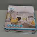 Silent Socket Fan Light - Screw-in Ceiling Fan Light Socket, LED Bulb Fan, Ceiling Fan Light with Light and Remote Control for Kitchen Bathroom Storage Garage (White)