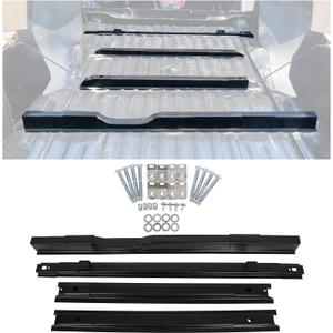 ECOTRIC Short Bed Crossmember Kit Compatible with 1999-2018 Ford F-250 F-350 F-450 Super Duty 6.75 FT Bed Replacement for BC3Z9911215B F81Z9911215BA Bed Rails