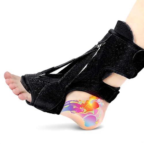 MGMGART 2026 Upgrade Plantar Fasciitis Night Splint for Men Women, Adjustable Achilles Tendonitis Brace Relief Foot Drop Brace for Sleeping, Heel Spur Calf Stretcher Dorsal Support Boot