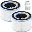 2 Pack Sprout Replacement Filters Compatible with LEVOIT Sprout Air Purifier, 3-in-1 HEPA Filter, High-Efficiency Activated Carbon Filter for Baby Bedroom