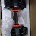 Adjustable Dumbbell 55LB Dumbbells Weight, 10-in-1 Weight Dumbbell with Anti-Slip Metal Handle and Bicep Supports for Comprehensive Full Body Strength Training