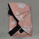 Supet Inflatable Dog Cone Collar for Large Medium Small Dogs, Soft Cone Collar for Dogs Cats, ECollar Doggie Neck Donut Dog Cone Alternative After Surgery (M(Neck 9"-12.5"), T Paw Pink)