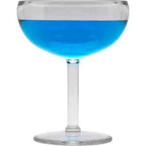 G.E.T. SW-1405-1-SAN-CL-EC Heavy-Duty Shatterproof Plastic Margarita Glasses, BPA Free, 12 Ounce (Set of 4)