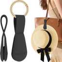 Magnetic Hat Clip 1-Pack - The Black Hat Clip for Travel on Bag, Magnetic Hat Rack for Bag, and Secure Hats Holder for Travel on Caps & Beach Hats, Vacation Essentials