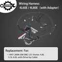 Standalone Wiring Harness, 4L60E DBC, Red/Blue PCM, Compatible with 1997-2006 GM LS1 Vortec Engine 4.8 5.3 6.0 L, LS Swap Engine Harness, Stand Alone Wire Harness, Drive by Cable Throttle Body
