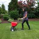 EarthWay 2050P 80lb Broadcast Spreader, Lawn Aerator, Fertilizer Spreader, 80lb Capacity, Pre-Assembled, with Rustproof Poly Hopper and Adjustable Drop Rate for Lawn Care & Seed Spreading