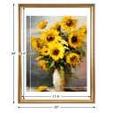 JCJMY 18x24 Vintage Picture Frame with 16x20 Mat, Elegant Retro 18 by 24 Photo Frame with Shatter-Resistant Plexiglass for Wall, Gallery Decor & Gift,Gold, 1 Pack