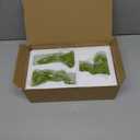 Easter Bunny Decorations, 3 PCS Resin Moss Bunny Figurines Green Faux Flocked Rabbit for Easter Decor Small Decorative Rabbit Statues for Home Decor, Spring Tabletop Centerpiece(Small Moss 3pcs)