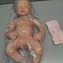 Reborn Baby Dolls That Lifelike -18.5 inch Full Body Silicone Sleeping Baby Girl Handmade Face Realistic Body Details for Children Gift (Ailsa-ivory White)