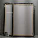 Large Framed Neutral Abstract Wall Art for Living Room, Set of 2 Black and Beige Modern Canvas Prints Paintings Artwork for Walls, Minimalist Block Lines Pictures for Hallway Office Wall Decor 24x36 In (Minimalism)