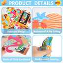 School's Out for Summer Decorations Include Summer Theme Banner Hanging Swirls Honeycomb Centerpieces End of School Year Party Decorations for Schools Classroom Summers Vacation Celebration Decor