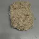 QACCF Mens Short Curly Light Blonde Halloween Costume Wig with goatee (Light Blonde)