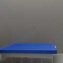 OGANAZI Plastic Organizer Bins for Blocks, Blocks Storage Container with Baseplate Lid Removable Tray, Stackable Double Layer 30 Slots Clear Storage Box Organizer for Bricks, Crafts, Beads(Blue)