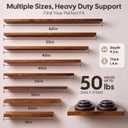 36inch Floating Shelves, Solid Pine Wood Wall Shelves, Set of 2