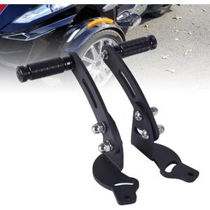 Goldfire 1 Pair Floor Board Highway Road Pegs Adjustable Can Am Spyder RT Foot Rest Extensions Highway Mounts with Footpegs RT Highway Pegs Fits For Can Am Spyder RT Factory Floorboard 2010-2019